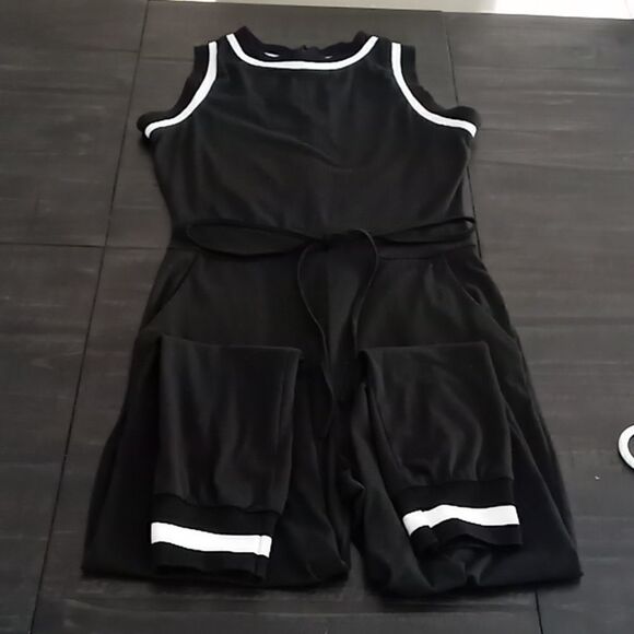 Dbr jumpsuit black with pockets size medium - Picture 1 of 7